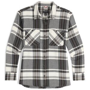 Outdoor Research | Bronze Plaid Flannel Shirt/Shacket with hip pockets, Size XS